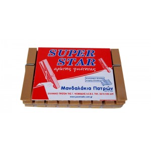 Πλαστικά Μανταλάκια Πατρών - Super Star 18 τεμ. - Υπερανθεκτικά!