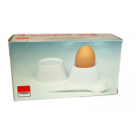 Αυγοθήκες με κουταλάκια πλαστικά 4τεμ.