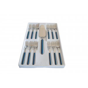 Σετ πάστας 12 τεμ & σπάτουλα - μπλε