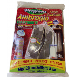 Θήκη ρούχων 60x120 - Ιδανική για παλτά / μπουφάν