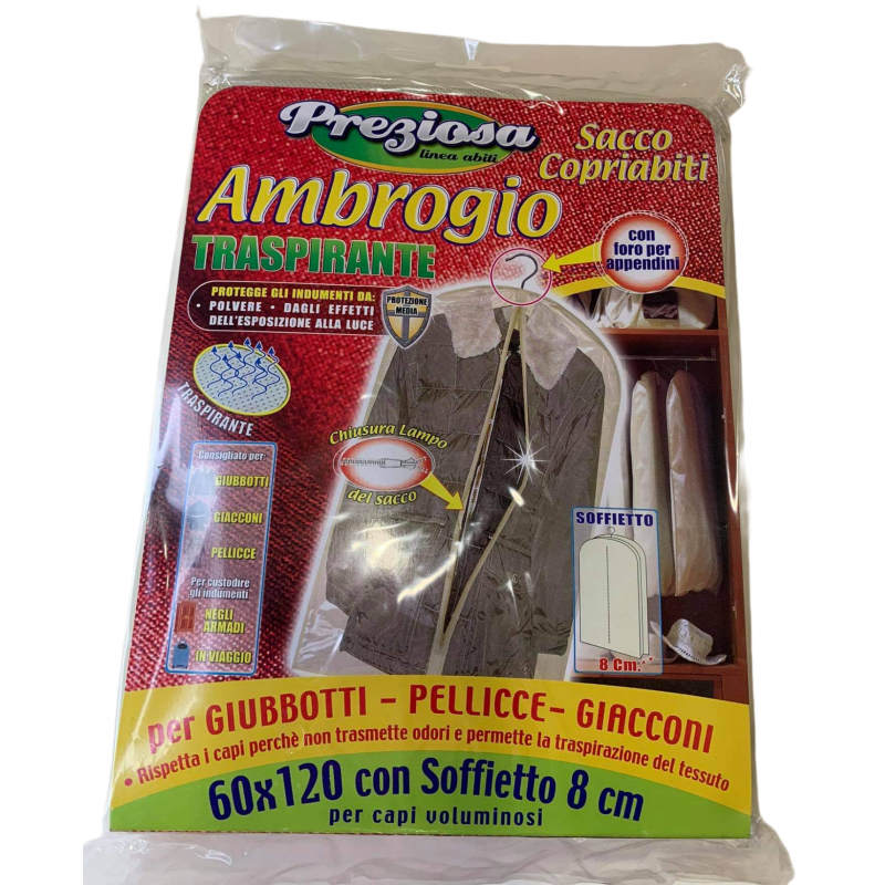 Θήκη ρούχων 60x120 - Ιδανική για παλτά / μπουφάν