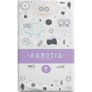 Agnotis 44 Πάνες με Αυτοκόλλητο Baby Eco No. 4 για 7-18kg 