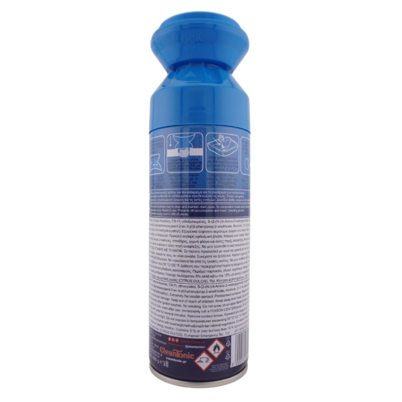 CleanTonic Αφρός Καθαρισμού Σιφωνιών 450ml