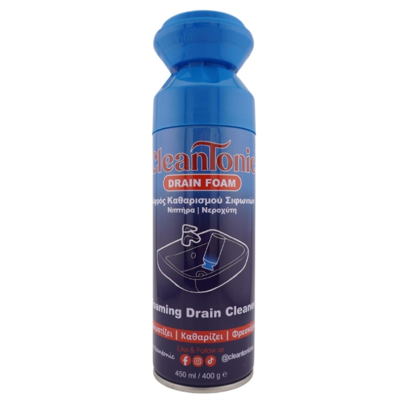 CleanTonic Αφρός Καθαρισμού Σιφωνιών 450ml