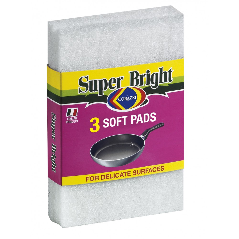 3 Ίνες για Ευαίσθητες Επιφάνειες Fibra Super Bright - Corazzi