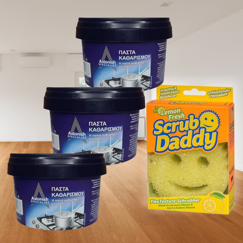Προσφορά 3 Πάστες Astonish & Scrub Daddy