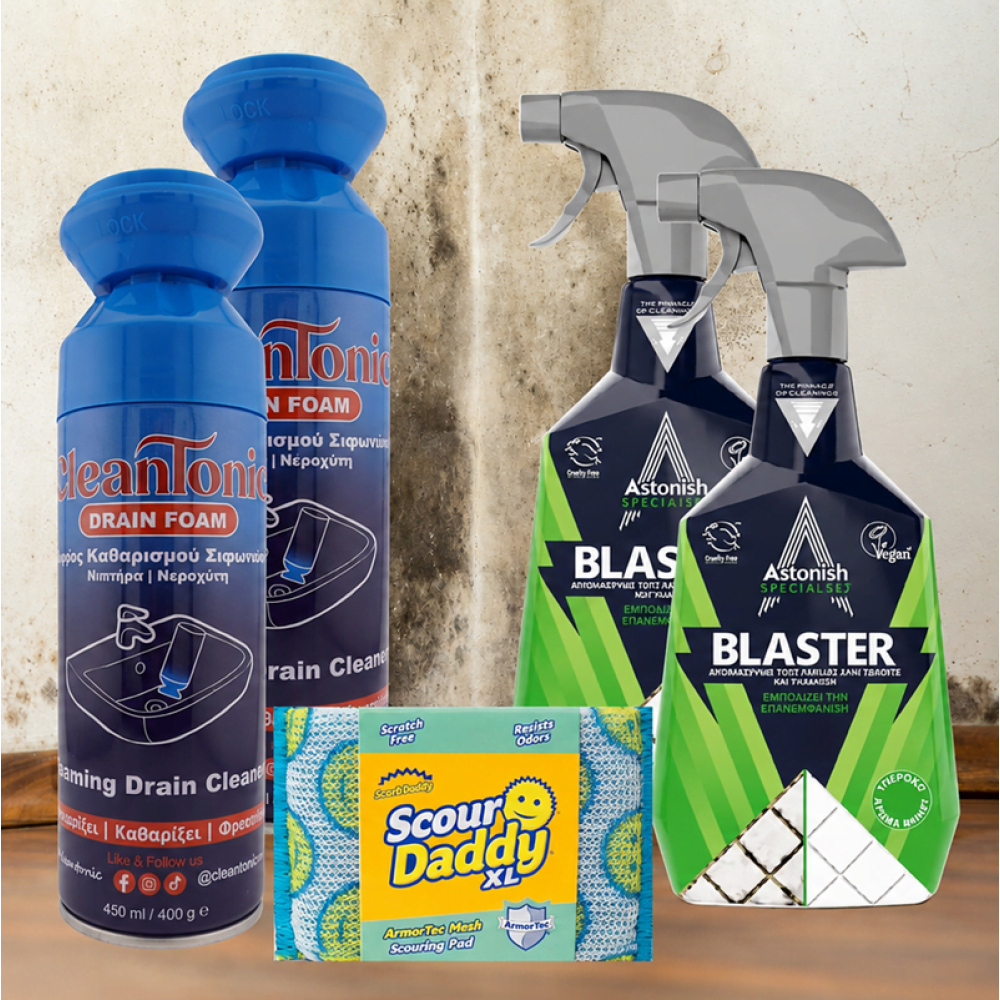BLASTER pack - Πακέτο για καθαρούς τοίχους / πλακάκια / σωληνώσεις