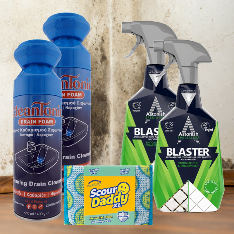 BLASTER pack - Πακέτο για καθαρούς τοίχους / πλακάκια / σωληνώσεις