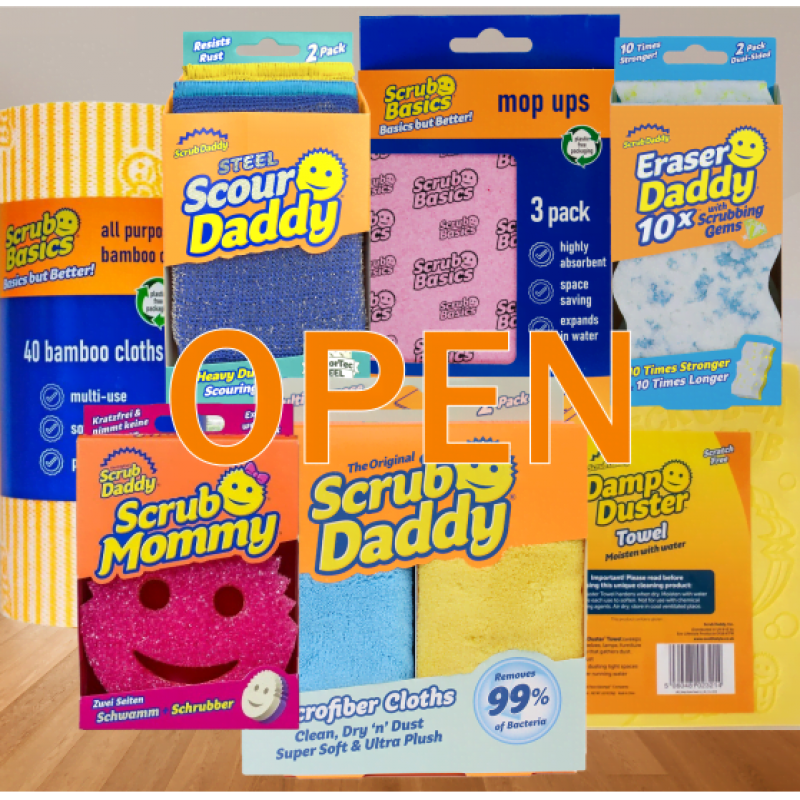 TV PACK “OPEN” – Εργαλεία καθαριότητας (6 προϊόντα) + ΔΩΡΟ Mop Up (3 τεμ.)