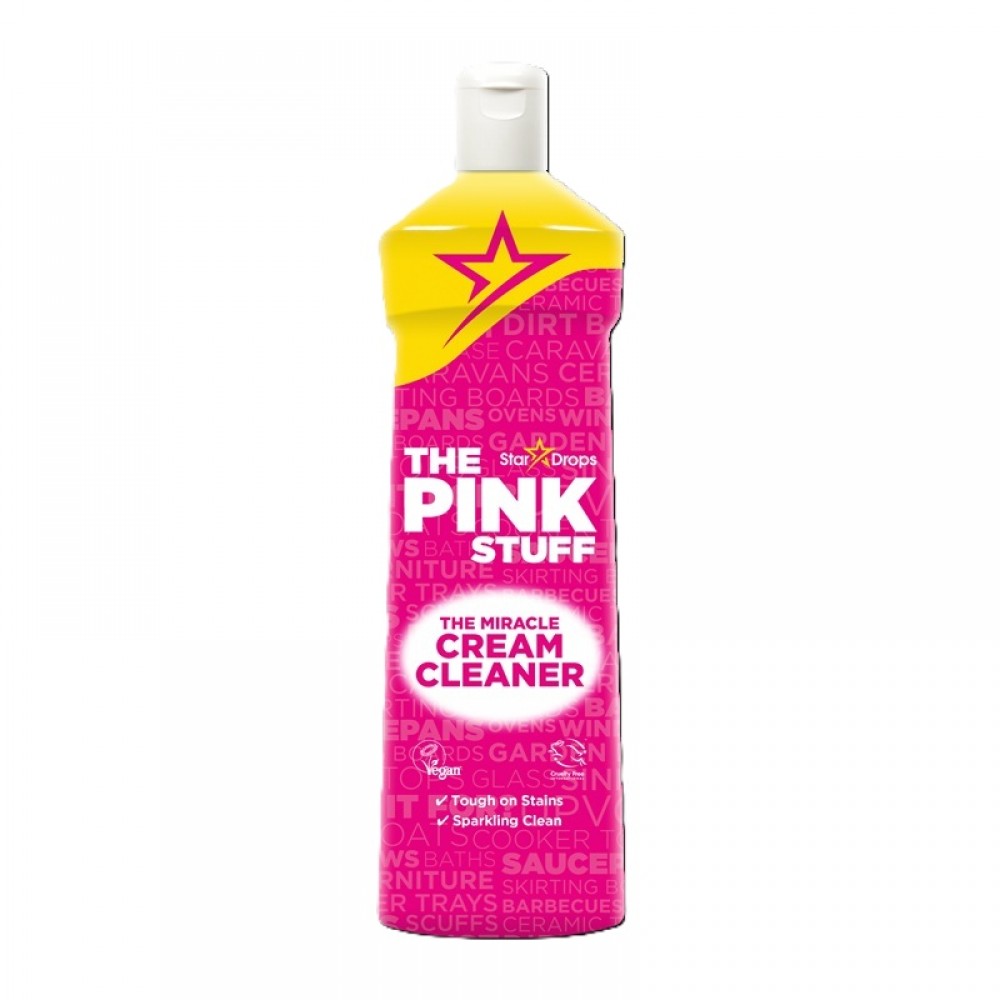 The Pink Stuff Κρέμα Καθαρισμού Επιφανειών 500ml – Ήπιο Λειαντικό για Λίπη & Λεκέδες