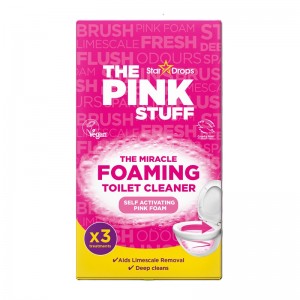 The Pink Stuff Miracle Ροζ Αφρός Τουαλέτας – 3 Φακελάκια (3 Εφαρμογές)