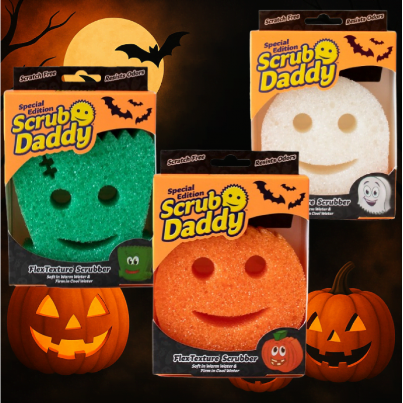 Halloween και τα 3 Scrub Daddy