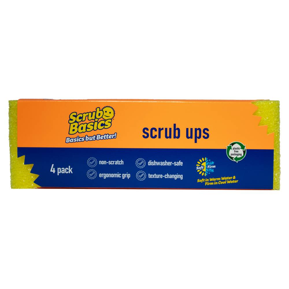 Scrub Basics Scrub Ups – Σετ 4 Σφουγγαράκια