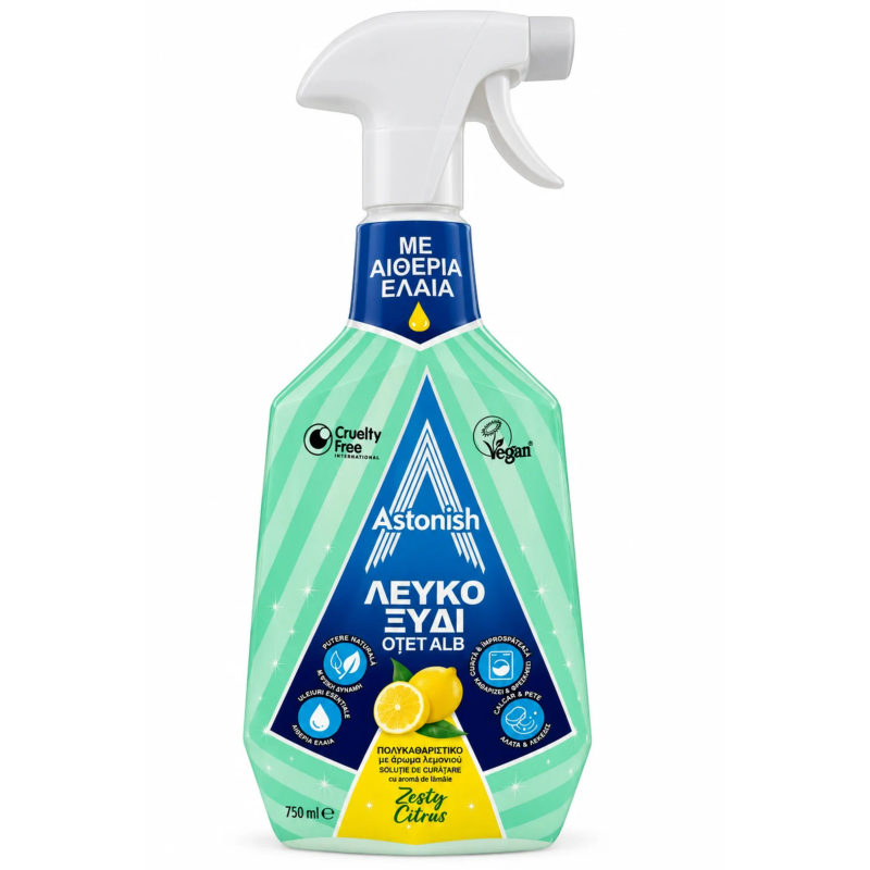 Astonish Καθαριστικό με ΞΥΔΙ - Άρωμα ΛΕΜΟΝΙ 750ml