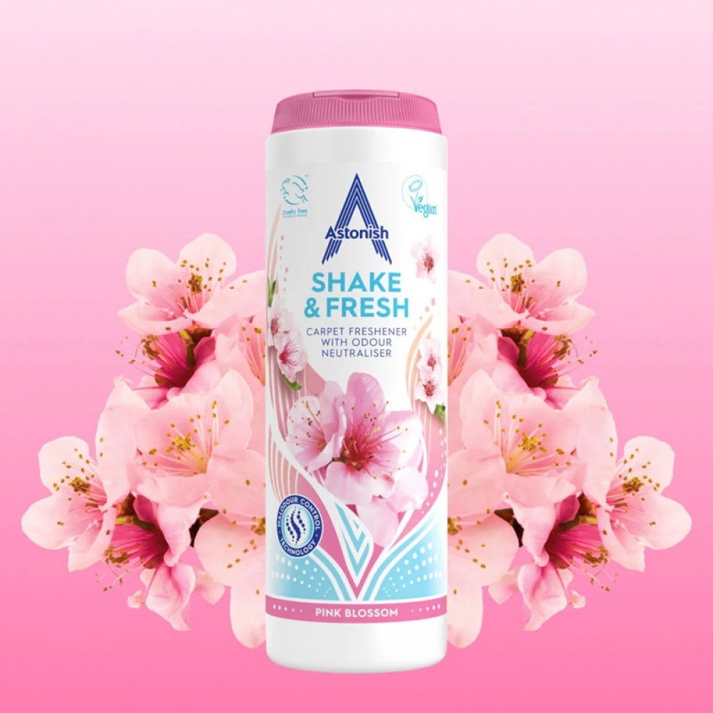 Πακέτο Καθαρισμού Χαλιών & Υφασμάτων Astonish OXY Active Pink