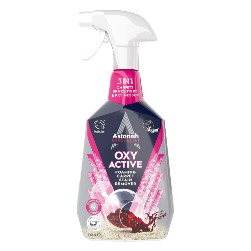 Astonish OXY Active Καθαριστικό Χαλιών και Καναπέδων 750ml Astonish OXY Active Καθαριστικό Χαλιών και Καναπέδων 750ml