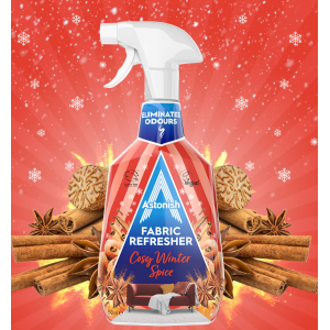 Astonish Αρωματιστής Υφασμάτων - Cozy Winter Spice/Κανέλλα Βανίλια 750ml