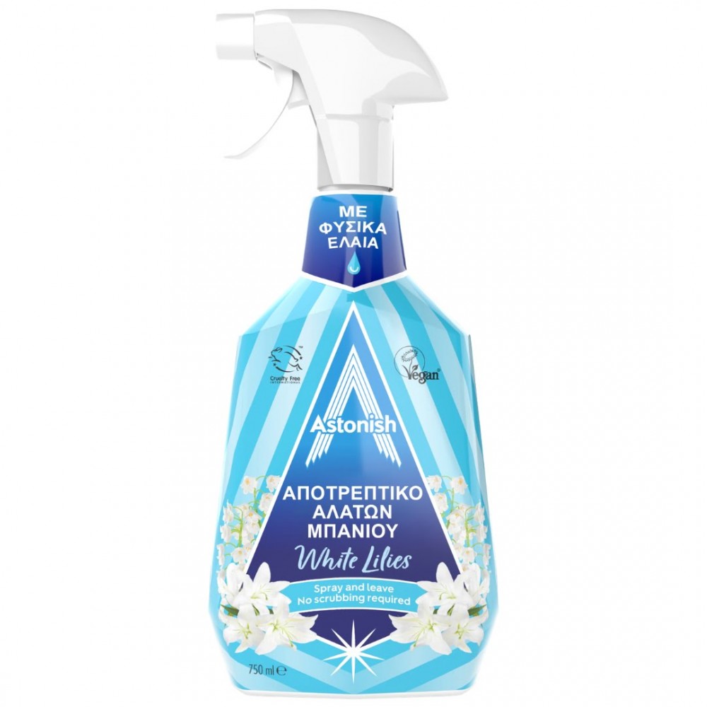 Αποτρεπτικό Αλάτων Μπάνιου White Lilies (Λευκά Κρίνα) 750ml