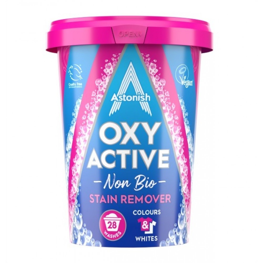 Astonish Oxy Active – Ενισχυτικό Πλυσίματος με Ενεργό Οξυγόνο 625gr