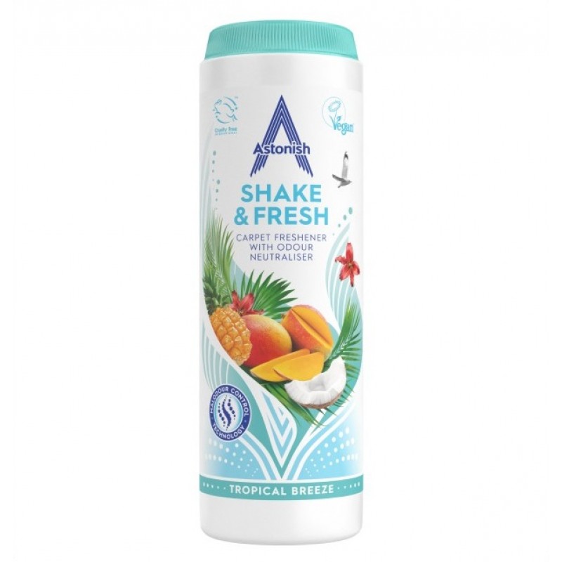 Σκόνη φρεσκαρίσματος χαλιών Shake & Fresh Τropical 350gr