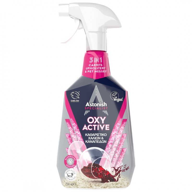 Astonish OXY Active Καθαριστικό Χαλιών και Καναπέδων 750ml