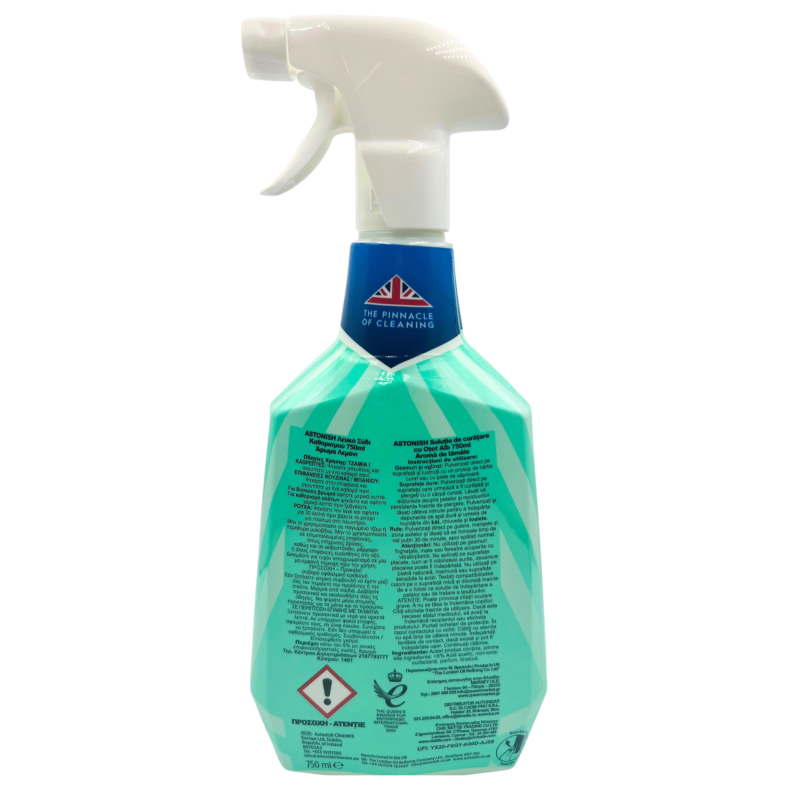 Astonish Καθαριστικό με ΞΥΔΙ - Άρωμα ΛΕΜΟΝΙ 750ml