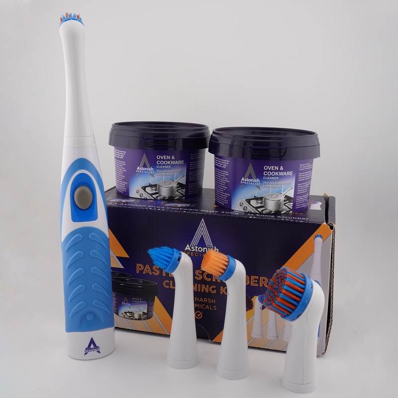 Astonish Κit - Ηλεκτρ.Βουρτσάκι x4 κεφαλές & 2 πάστες καθαρισμού 400γρ