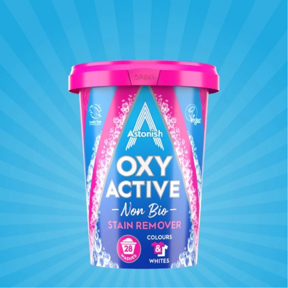 Astonish Oxy Active – Ενισχυτικό Πλυσίματος με Ενεργό Οξυγόνο 625gr