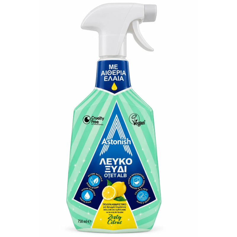 Astonish Καθαριστικό με ΞΥΔΙ - Άρωμα ΛΕΜΟΝΙ 750ml