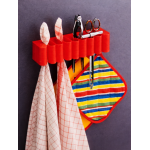 Πολυχρηστική Κρεμάστρα Τοίχου για Εργαλεία & Κουζίνα - Κόκκινη