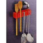 Πολυχρηστική Κρεμάστρα Τοίχου για Εργαλεία & Κουζίνα - Κόκκινη