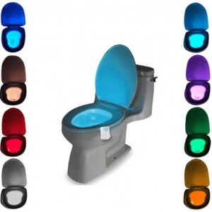 Φωτιστικό led με 8 χρώματα και αισθητήρα κίνησης για λεκάνη τουαλέτας - C1113