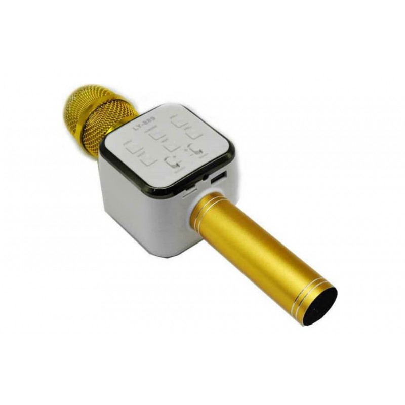 Ασύρματο Bluetooth μικρόφωνο Hi-Fi Speaker LY-889 - Χρυσό - C1218