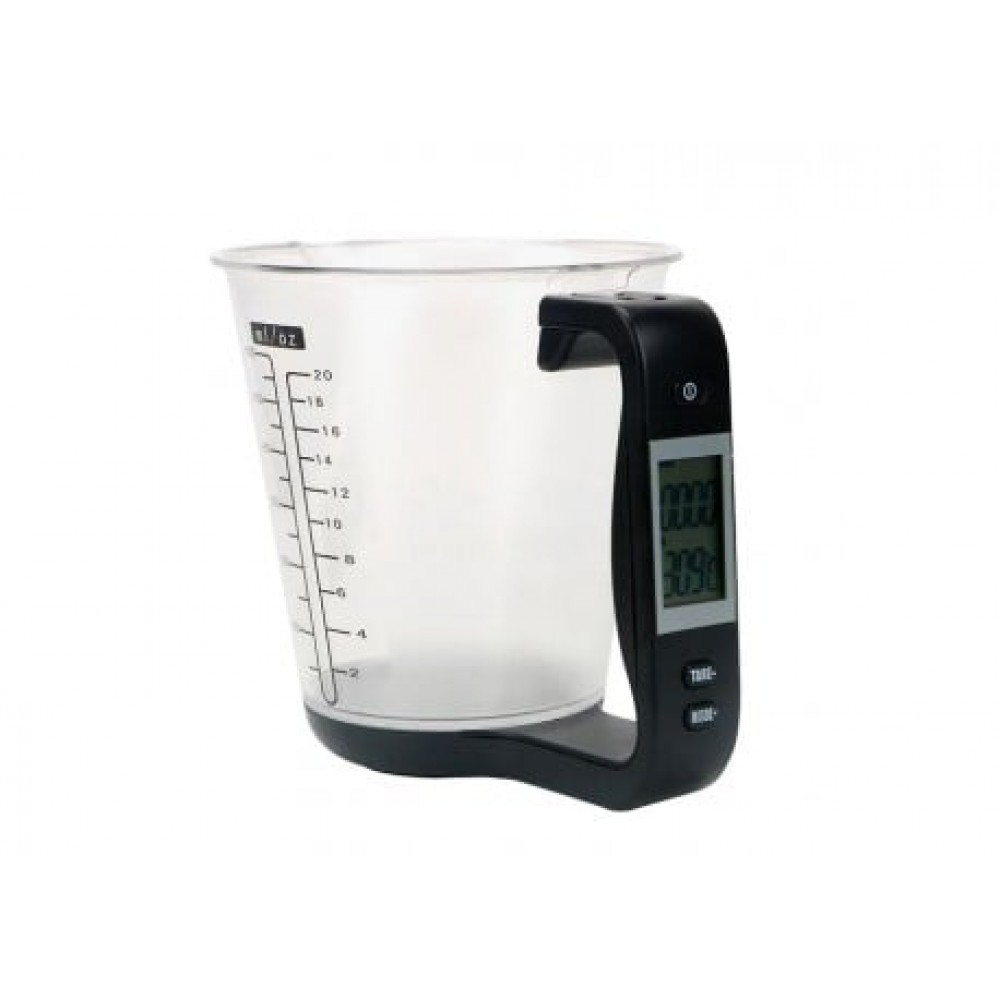 Ψηφιακή Ζυγαριά Κουζίνας 600ml - Μαύρο - C1302