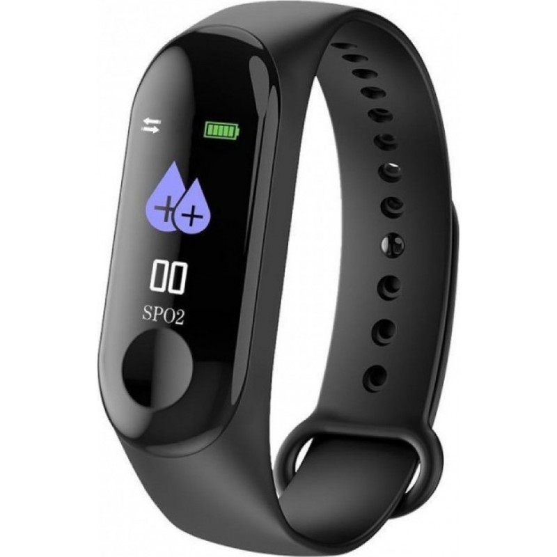 Health Bracelet M3 Μαύρο - C1321
