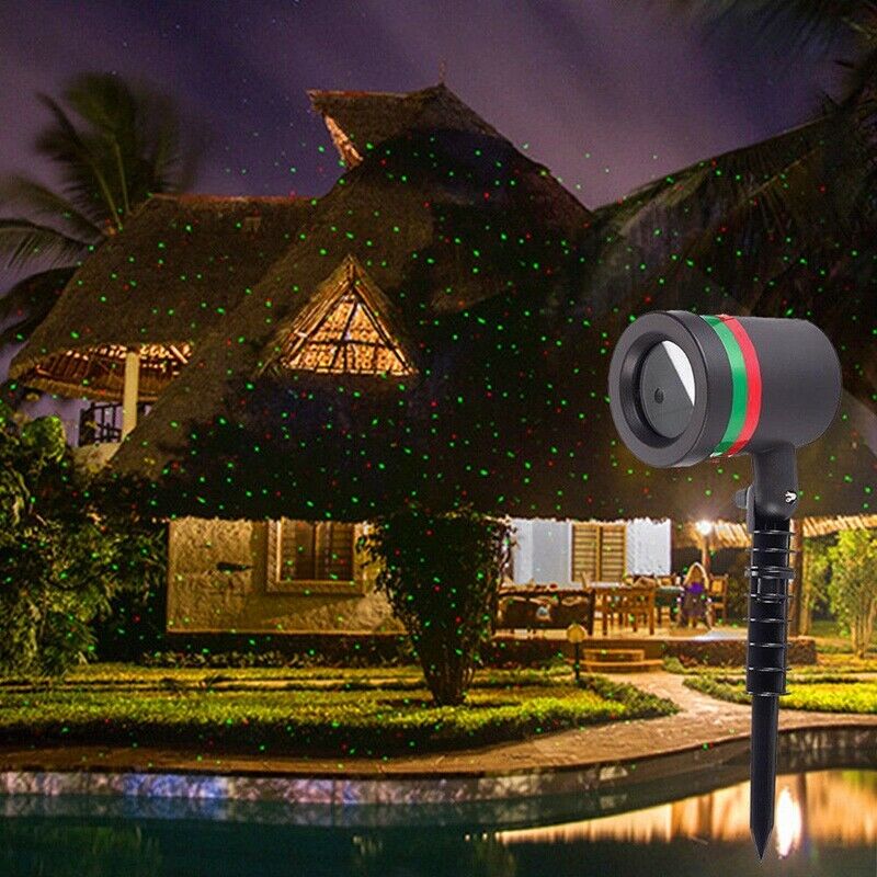 Χριστουγεννιάτικο φωτιστικό laser projector εξωτερικού χώρου με χειριστήριο - C1474