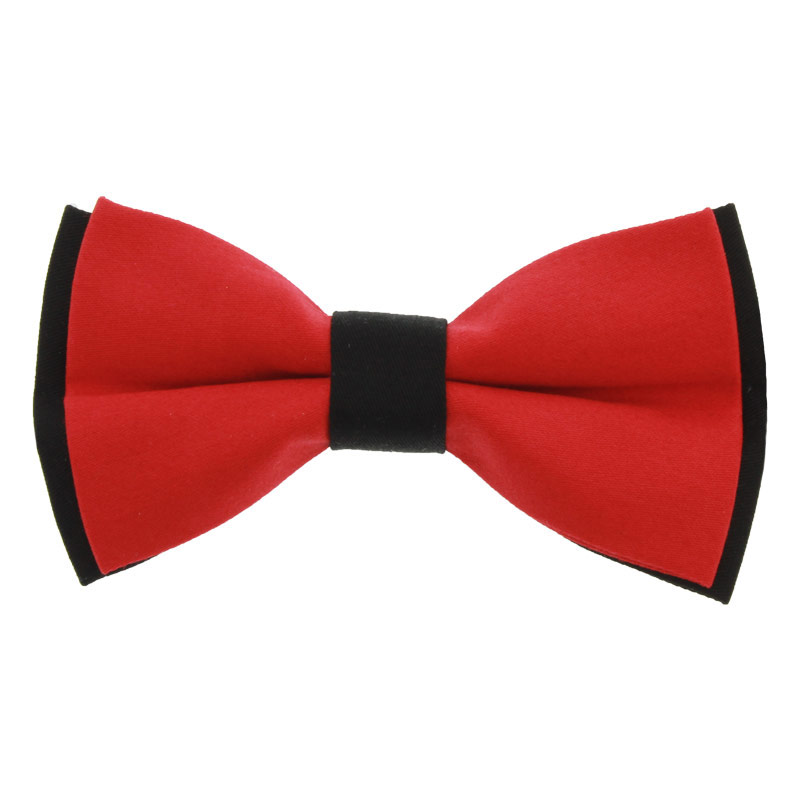 Δίχρωμο Ανδρικό Παπιγιόν Κόκκινο - Μαύρο  - 1566