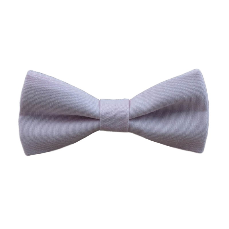 Μονόχρωμο Ανδρικό Λινό Παστέλ Μωβ Παπιγιόν - 2324