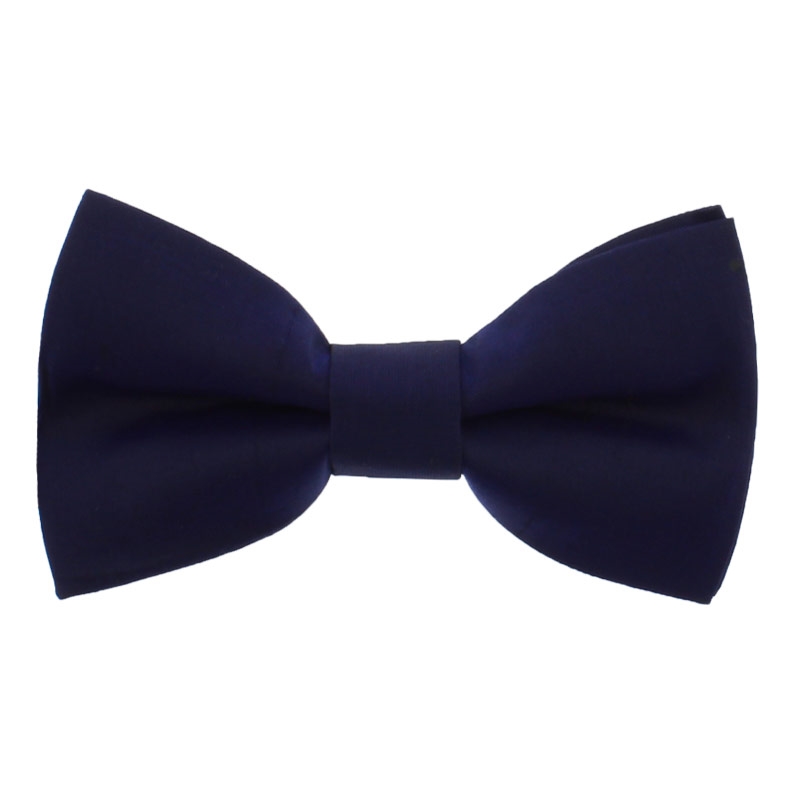 Μονόχρωμο Μεταξωτό Παπιγιόν Σκούρο Μπλε - 3718