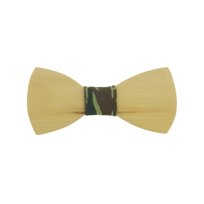 Ξύλινο Παιδικό Παπιγιόν Πεύκο Με Πράσινο Κόμπο 2 έως 6 Χρονών - 3882