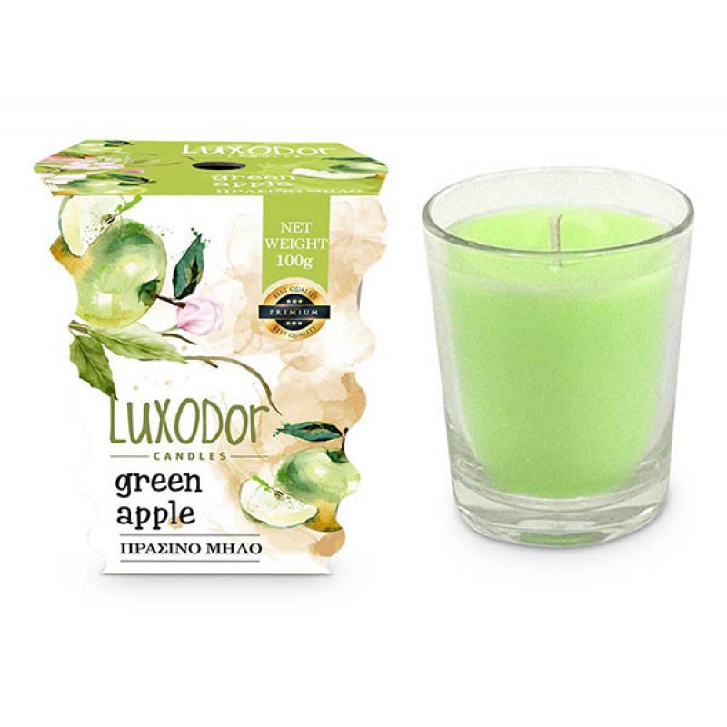 Κερί Αρωματικό For You Πράσινο Μήλο - 35 ωρών περ.  Κερί Αρωματικό For You Πράσινο Μήλο - 35 ωρών περ.